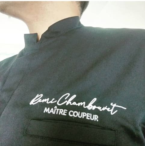 Veste professionnelle signée Rémi Chambouvet, Maître Coupeur